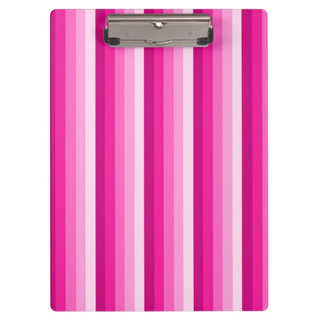 Porte-bloc Bandes d'ombre rose chaud (Devant)