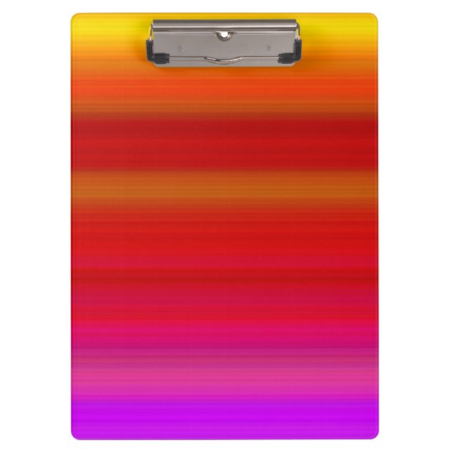 Porte-bloc Bandes multicolores abstraites (Devant)