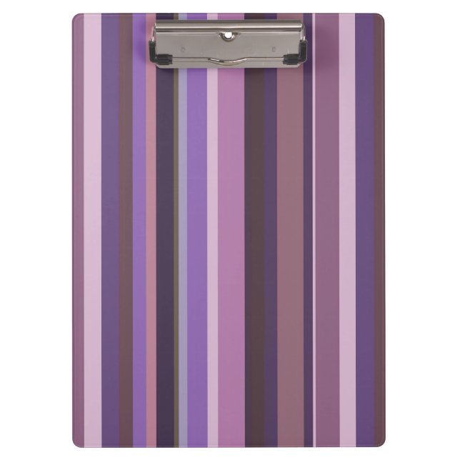 Porte-bloc Bandes verticales mauves (Devant)