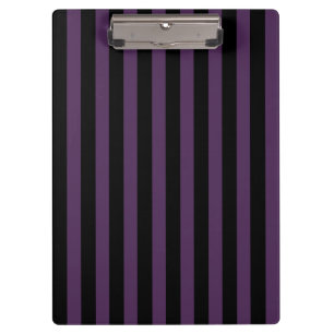 Porte-bloc Bandes violettes foncées et noires