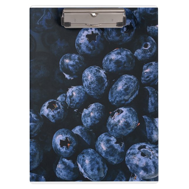 Porte-bloc Bassin biologique mûr de bleuets (Devant)