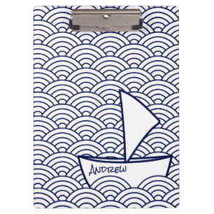 Porte-bloc Bateau sur le porte - bloc de vagues