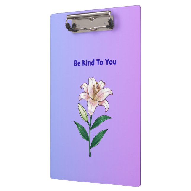 Porte-bloc Be Kind To You Lily Self-Care Phone Case (Gauche)