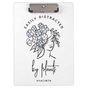 Porte-bloc Beau jardinier floral distrait Personnalisé