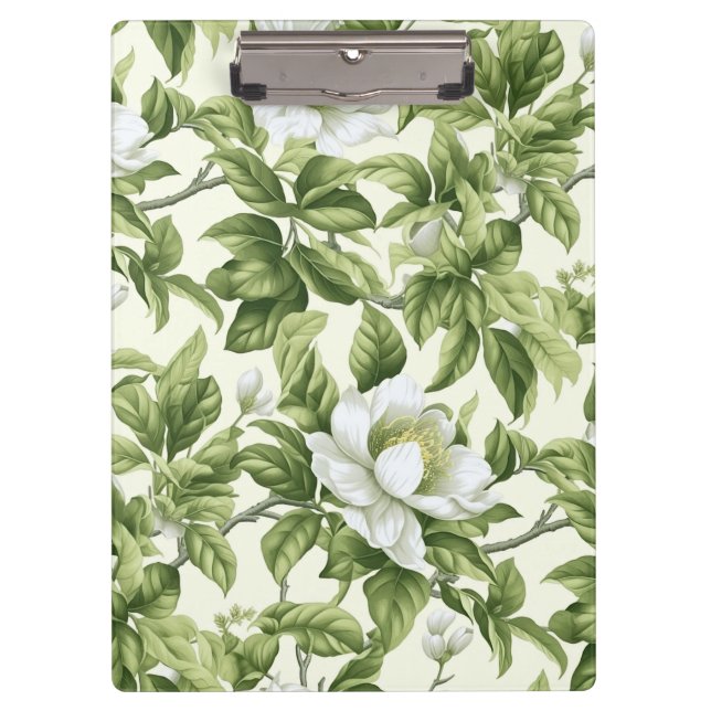Porte-bloc Beau motif floral classique (Devant)