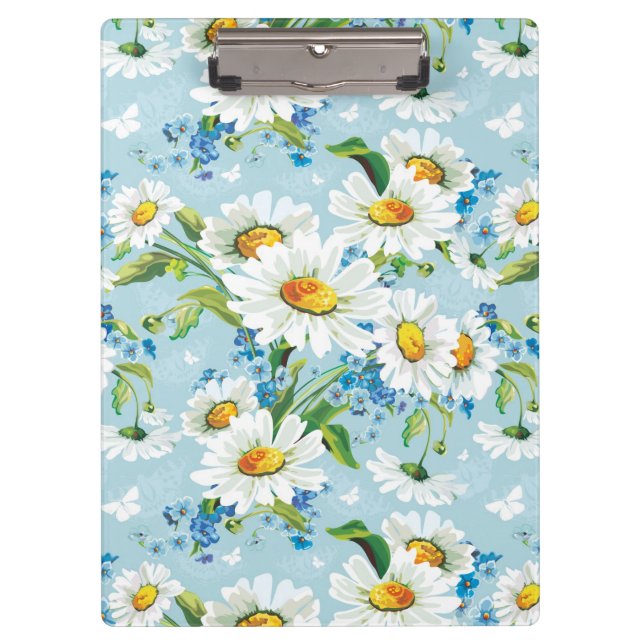 Porte-bloc Beau motif floral lumineux élégant 2 (Devant)