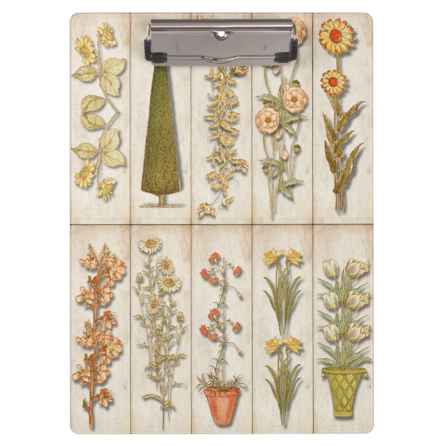 Porte-bloc Beau Plantes de jardin (Devant)