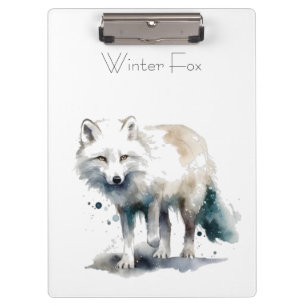 Porte-bloc Beauté de l'Arctique : Coutume de Fox d'hiver
