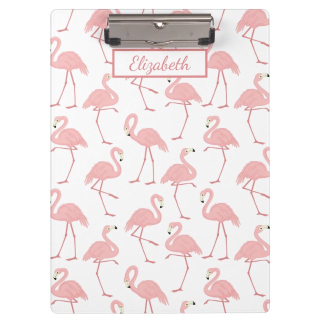 Porte-bloc Beaux Flamants Roses (Devant)