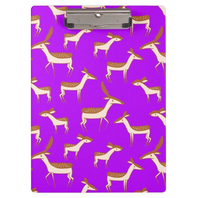 Porte-bloc Bébé mignon cerf et famille (Devant)