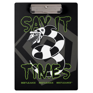 Porte-bloc Beetlejus   Dites-Le 3 Fois