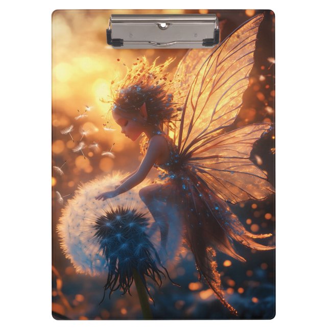 Porte-bloc Belle fée solaire avec Dandelion (Devant)