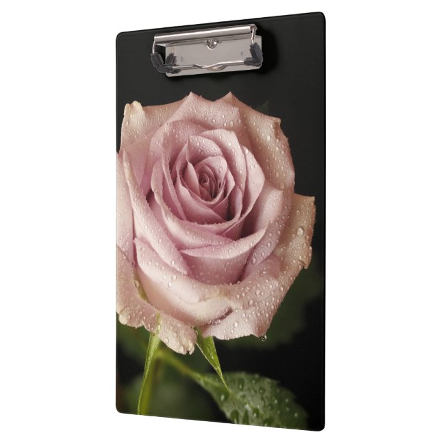 Porte-bloc belle rose rose (Gauche)