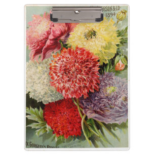 Porte-bloc Belles fleurs Vintages (1894)