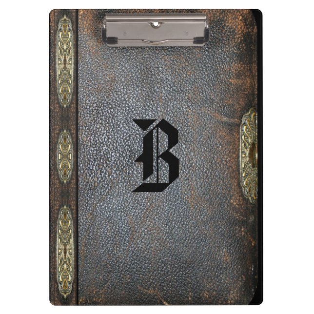 Porte-bloc Benjura Old Book Style Cool Monogram (Devant)