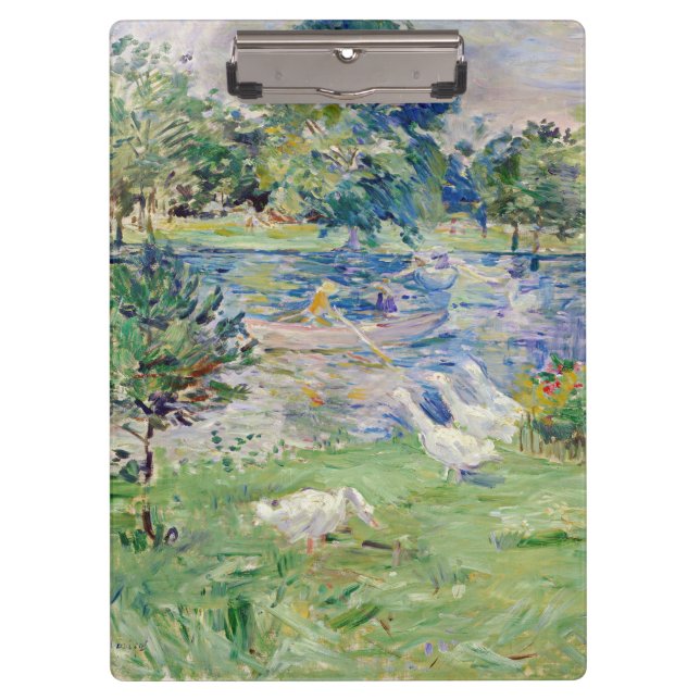 Porte-bloc Berthe Morisot - Fille en bateau avec oie (Devant)