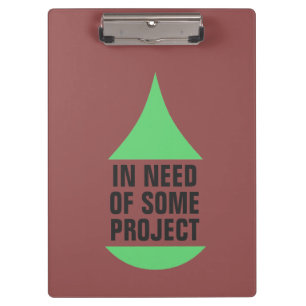 Porte-bloc Besoin d'une baisse verte du projet