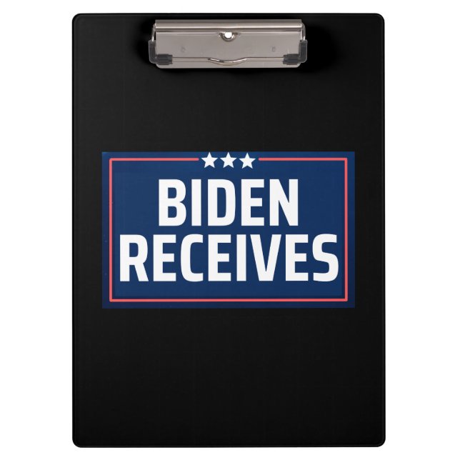 Porte-bloc Biden Receives (Devant)