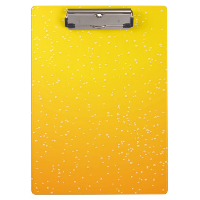 Porte-bloc Bière Lager avec de minuscules bulles (Devant)