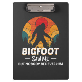 Porte-bloc Bigfoot M'a Vu Mais Personne Ne Le Croit