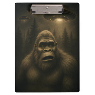 Porte-bloc Bigfoot Sasquatch Alien UFO Funny