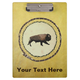 Porte-bloc Bison galopant