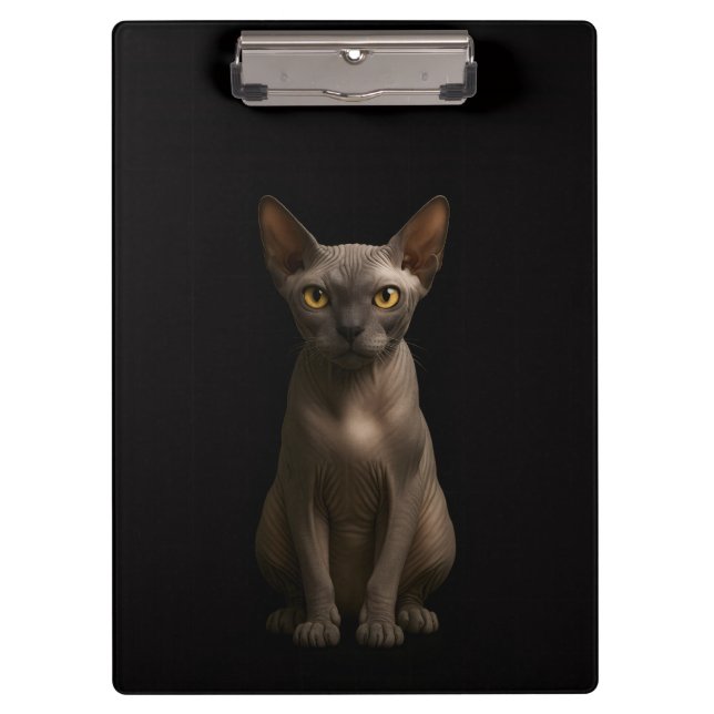 Porte-bloc Black 4 Luxe, Chat Sphynx (Devant)