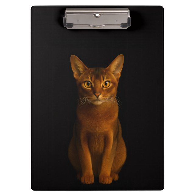 Porte-bloc Black 4 Luxe Clipboard, Abyssinian Beauty (Devant)