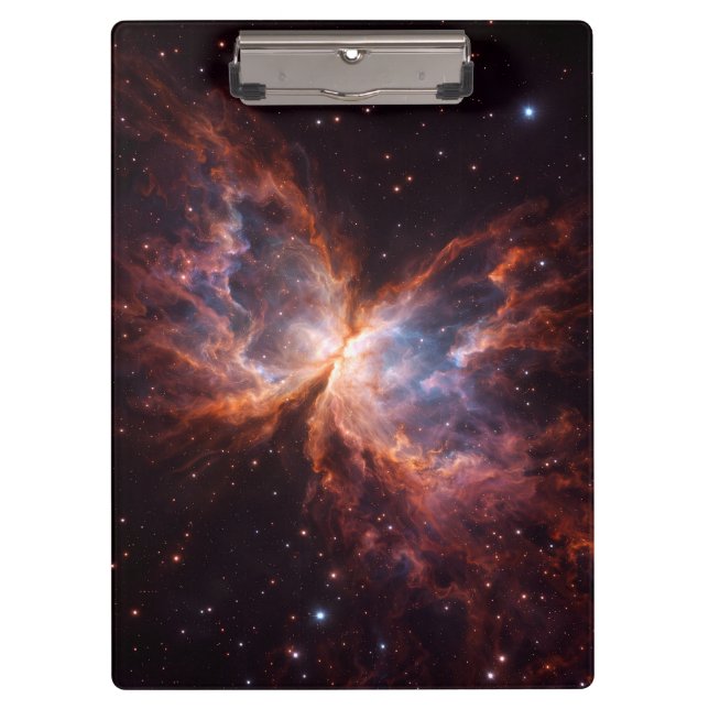 Porte-bloc Black 4 Luxe Clipboard, Butterfly Nebula (Devant)