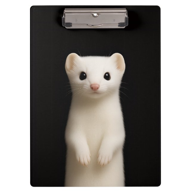 Porte-bloc Black 4 Luxe Clipboard, Stylish Ermine (Devant)