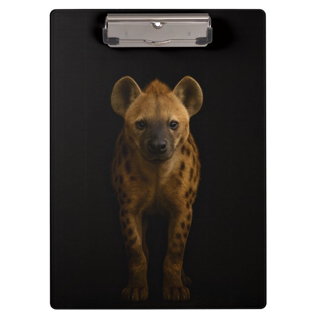 Porte-bloc Black 4 Luxe Clipboard, Wild Spotted Hyena (Devant)