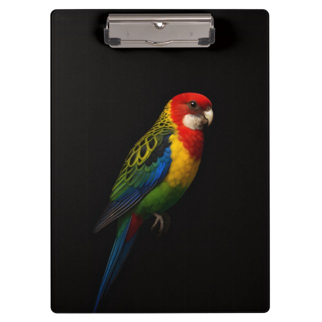Porte-bloc Black 4 Luxe, perroquet Rosella orienta (Devant)