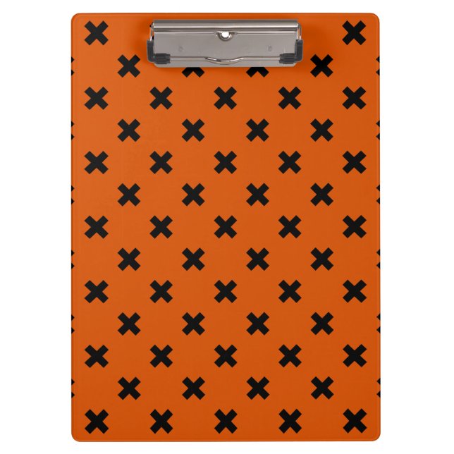 Porte-bloc Black cross stitches (Devant)