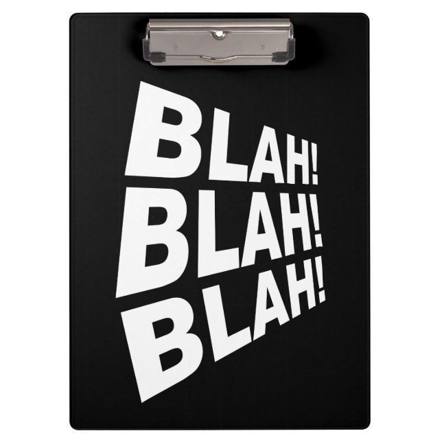 Porte-bloc Blah Blah (Devant)