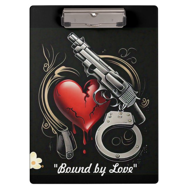 Porte-bloc "Bleeding Heartbeat" (Devant)