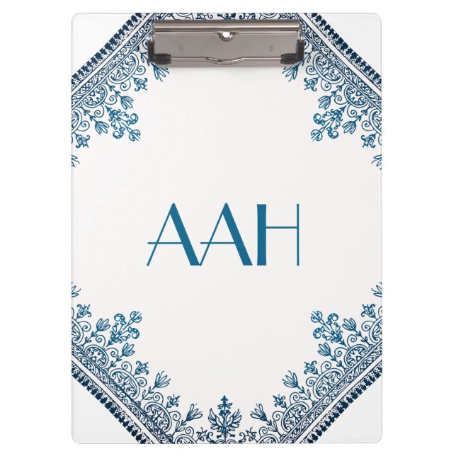 Porte-bloc Bleu (Devant)