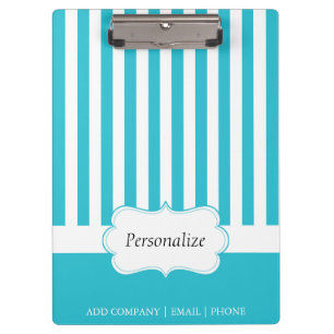 Porte-bloc Bleu Aqua Classé   Texte DO-IT-YOURSELF