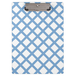 Porte-bloc Bleu Blanc Arlequin Diamond Motif