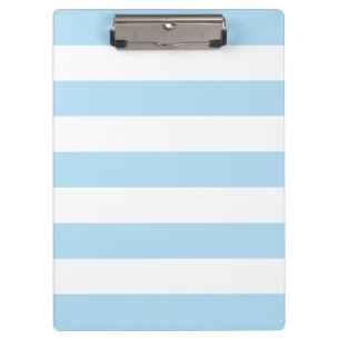 Porte-bloc Bleu, Blancs, Motif rayé