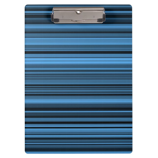 Porte-bloc Bleu - Grandes noires (Devant)