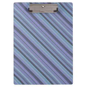 Porte-bloc Bleu-gris bandes diagonales