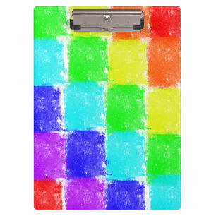 Porte-bloc Blocs de couleurs modernes Motif Abstrait