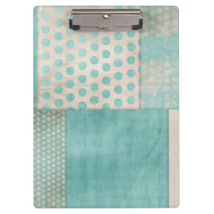 Porte-bloc Blocs turquoises d'édredon de motif