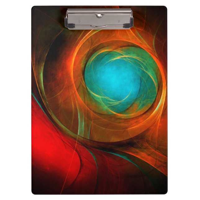 Porte-bloc Blue Eye Moderne Abstrait Art Cool Motif #16 (Devant)