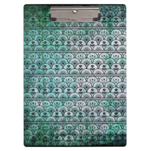 Porte-bloc Bohemian Beauty Aqua Motif Porte - bloc