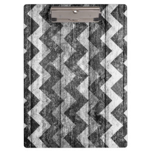Porte-bloc Bois Chevron vintage Abstrait #3