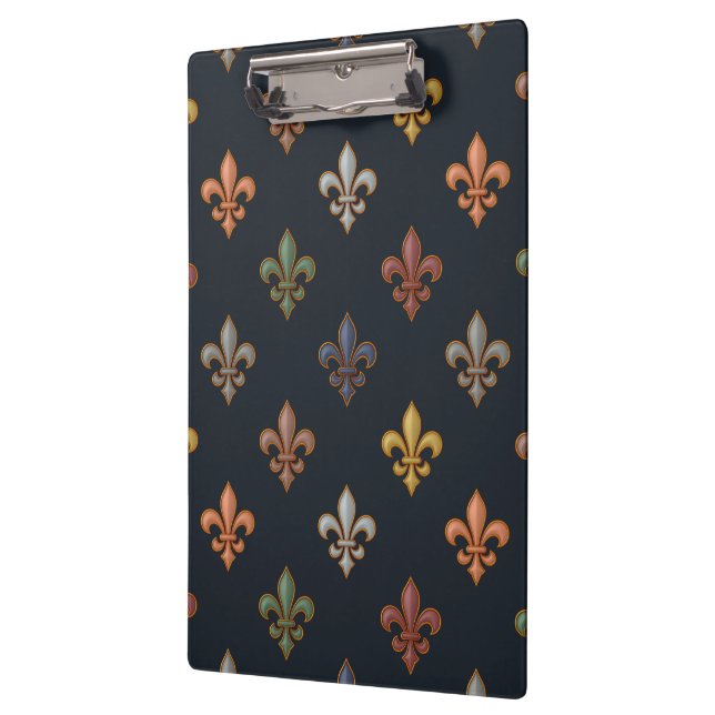 Porte-bloc Bois Terreux Fleur de lys Design  (Gauche)