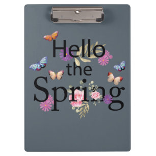 Porte-bloc Bonjour La Fleur De Printemps