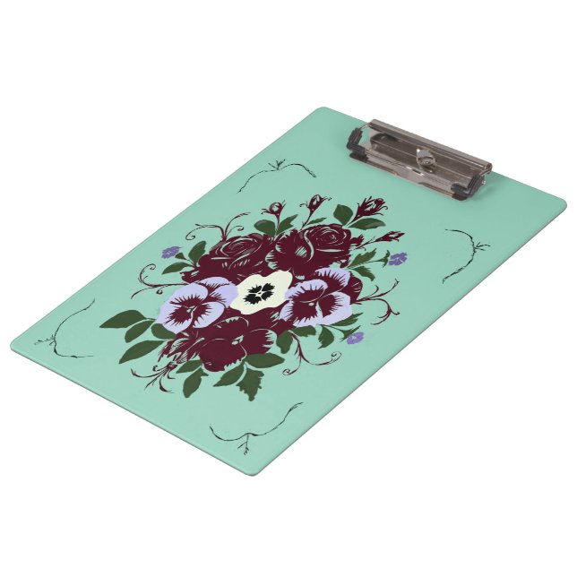 Porte-bloc Botanique | Élégance et Organisation (Incliné)