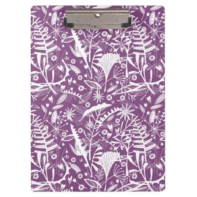 Porte-bloc Botanique Tropical Purple (Devant)
